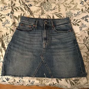 Gap mini denim skirt
